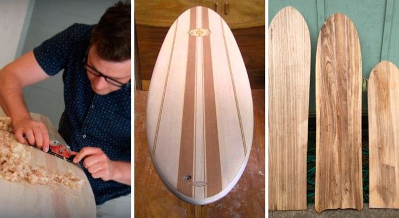 madera tabla de surf